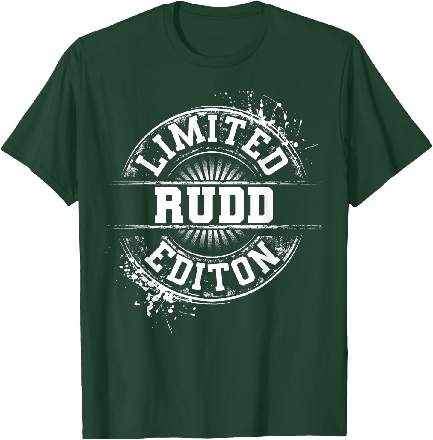 RUDD Funny Surname Family Tree Birthday Reunion Gift T-Shirt - T-Shirt | Forest