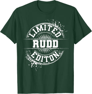 RUDD Funny Surname Family Tree Birthday Reunion Gift T-Shirt - T-Shirt | Forest