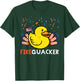 4th July Rubber Duck Firequacker Patriot Men Boys Kids Women T-Shirt - T-Shirt | Forest