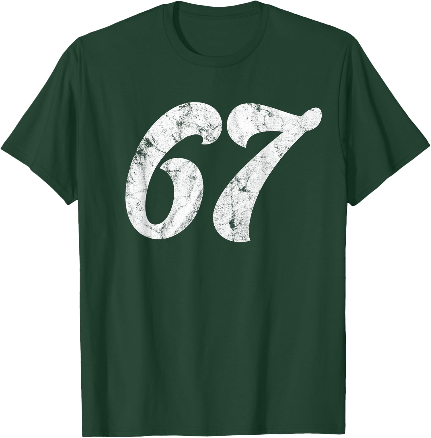 67th Birthday gift | Classic Vintage Women Men 67 year old T-Shirt - T-Shirt | Forest