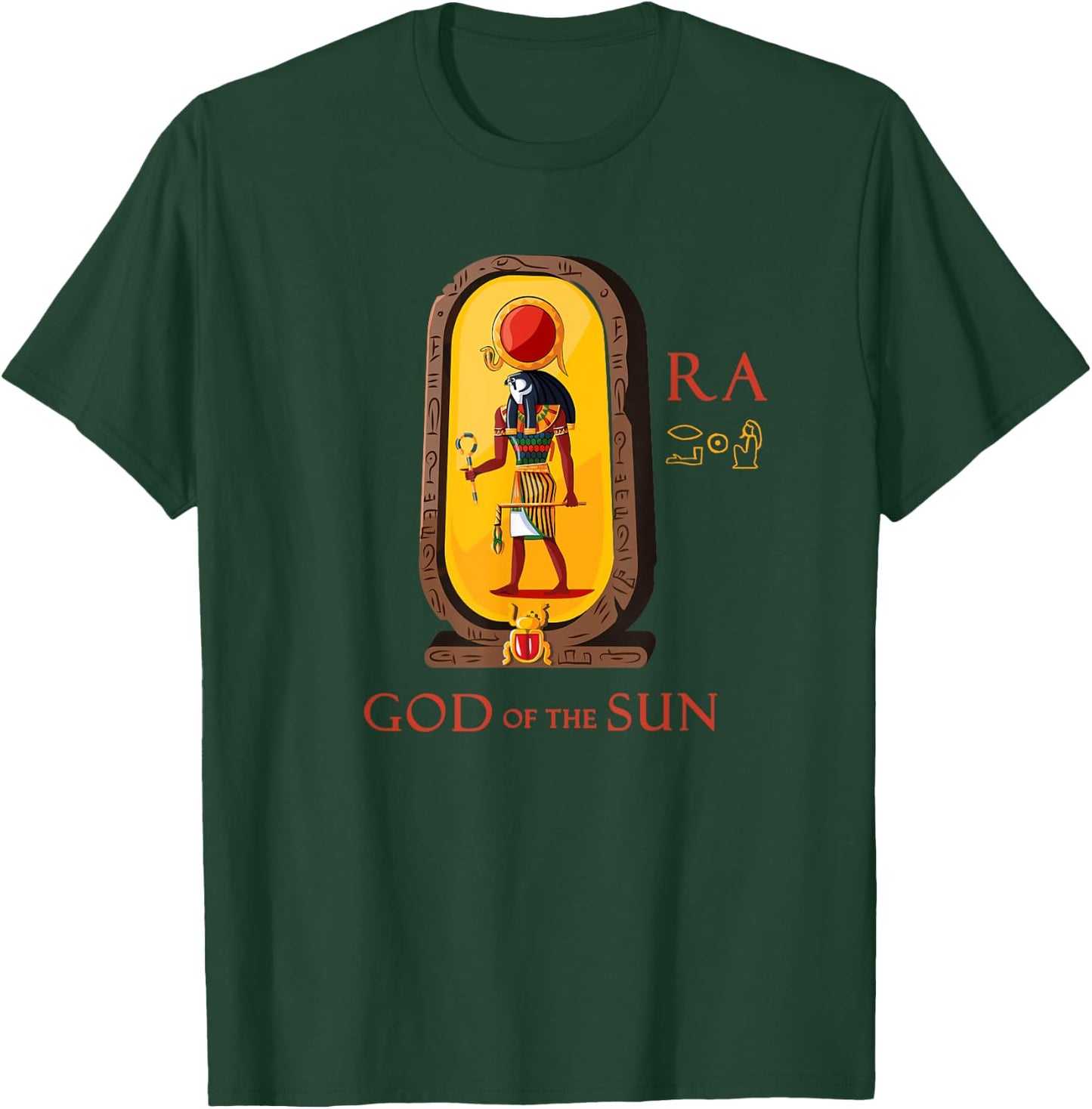 RA Ancient Egyptian God of the Sun T-Shirt - T-Shirt | Forest