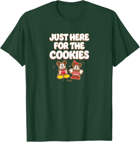 Disney - Mickey Minnie Just Here For The Cookies T-Shirt - T-Shirt | Forest