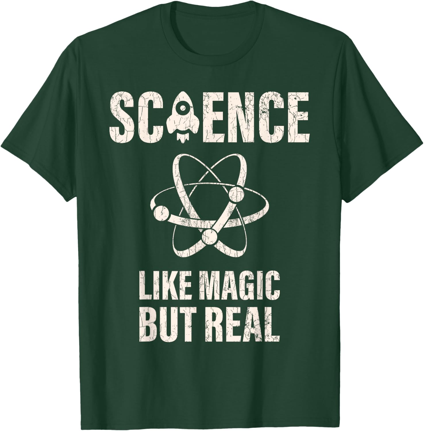 Science Like Magic But Real Scientist Gift Physics T-Shirt - T-Shirt | Forest