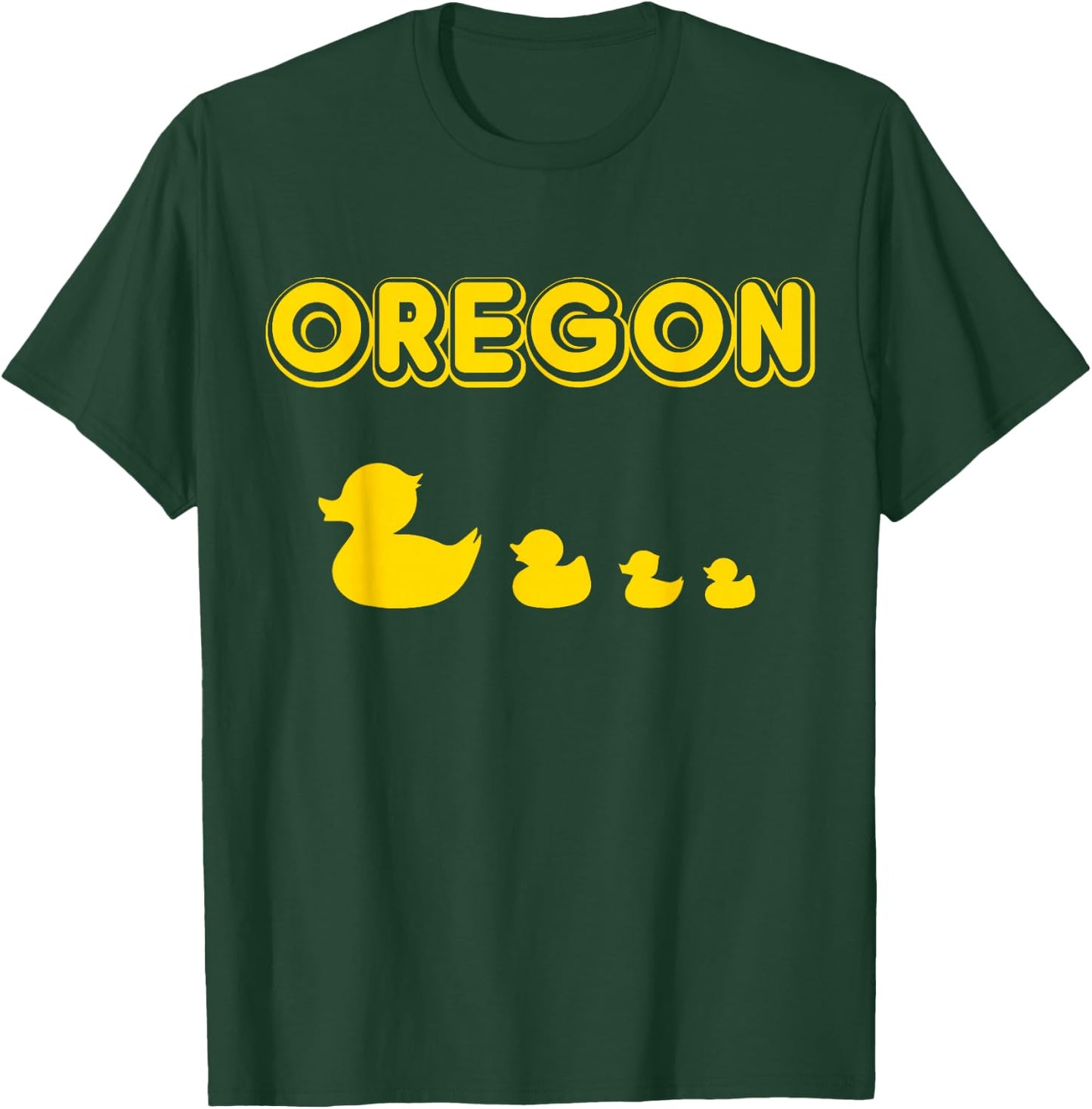 Oregon Duck Family T-Shirt - T-Shirt | Forest