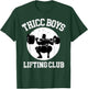 Thicc Boys Lifting Club Funny Gym Squat Bodybuilding T-Shirt - T-Shirt | Forest