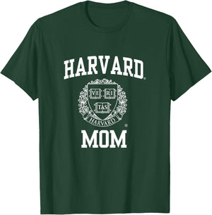 Harvard University Crimson | Official NCAA Mom | OCIMPHVU002 T-Shirt - T-Shirt | Forest