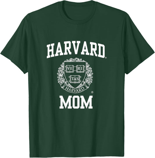 Harvard University Crimson | Official NCAA Mom | OCIMPHVU002 T-Shirt - T-Shirt | Forest