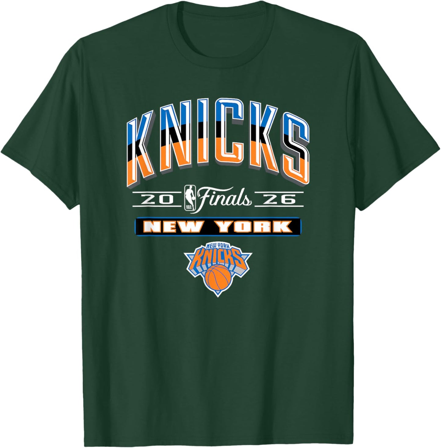NBA 2026 Finals New York Knicks Final Push T-Shirt - T-Shirt | Forest