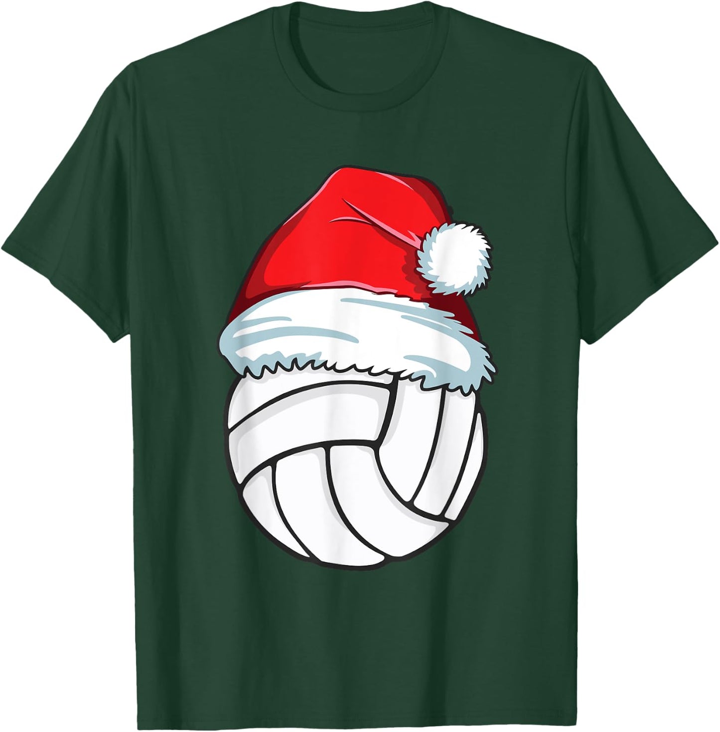 Ugly Christmas Volleyball Santa Pajama T-Shirt - T-Shirt | Forest