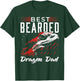 Best Bearded Dragon Dad Shirt Funny Bearded Dragon Stuff T-Shirt - T-Shirt | Forest