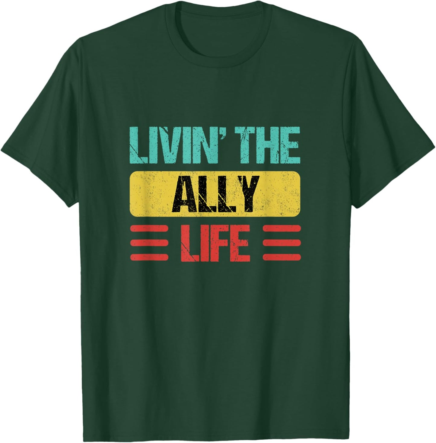 Ally Name T-Shirt - T-Shirt | Forest