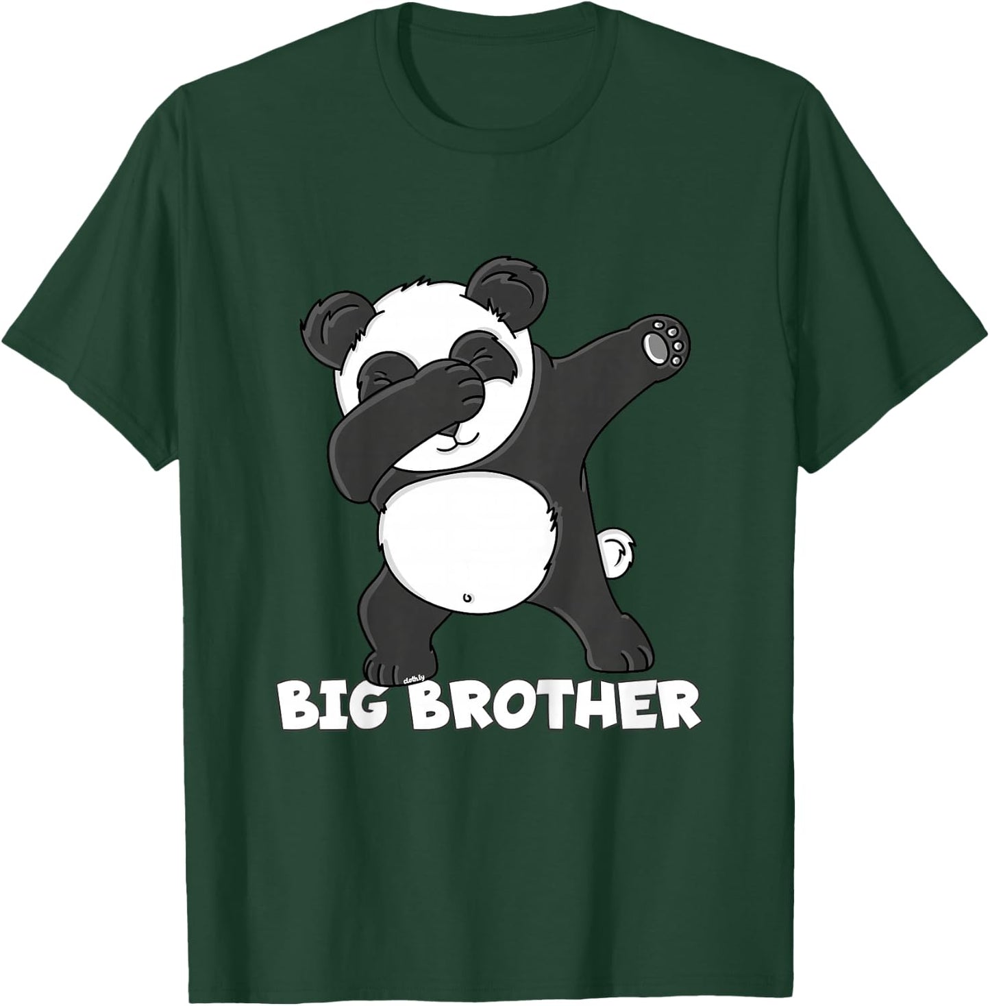 Kids Big Brother Shirt Dabbing Panda T-Shirt - T-Shirt | Forest