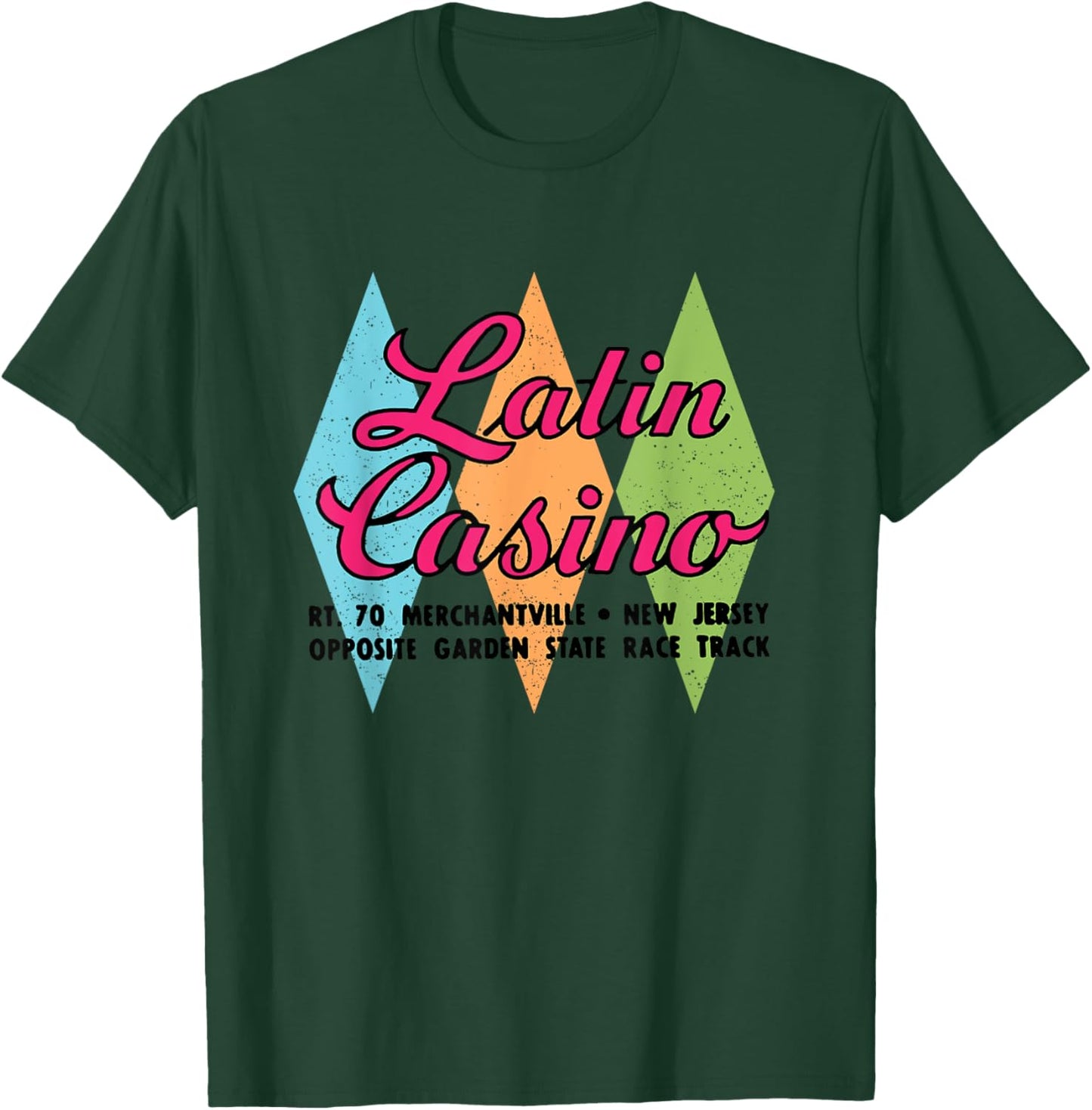Latin Casino Cherry Hill, New Jersey Vintage T-Shirt - T-Shirt | Forest