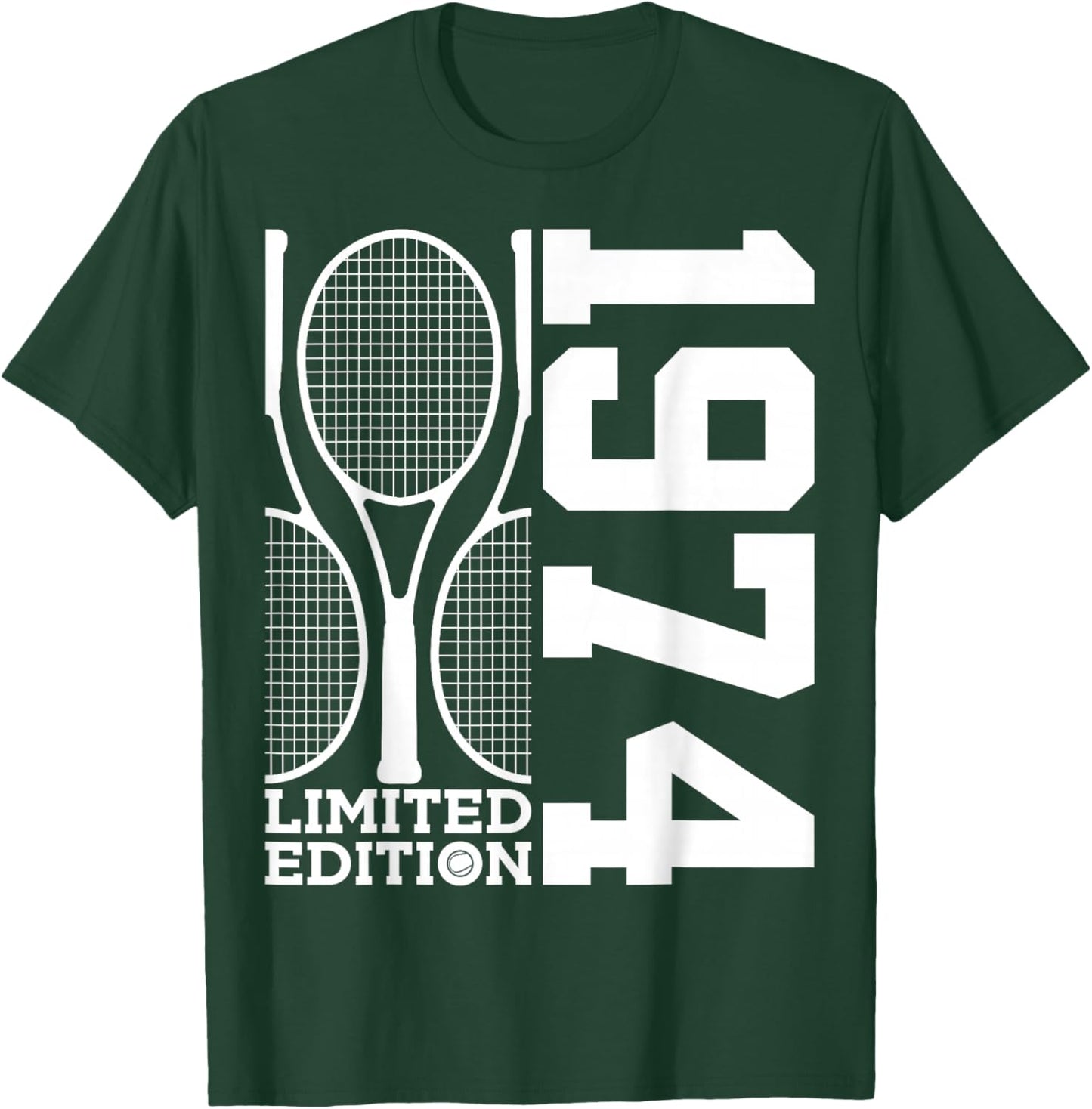 52nd BIRTHDAY TENNIS LIMITED EDITION 1974 T-Shirt - T-Shirt | Forest
