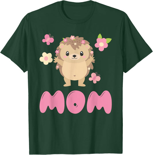 Hedgehog Mom T-Shirt - T-Shirt | Forest