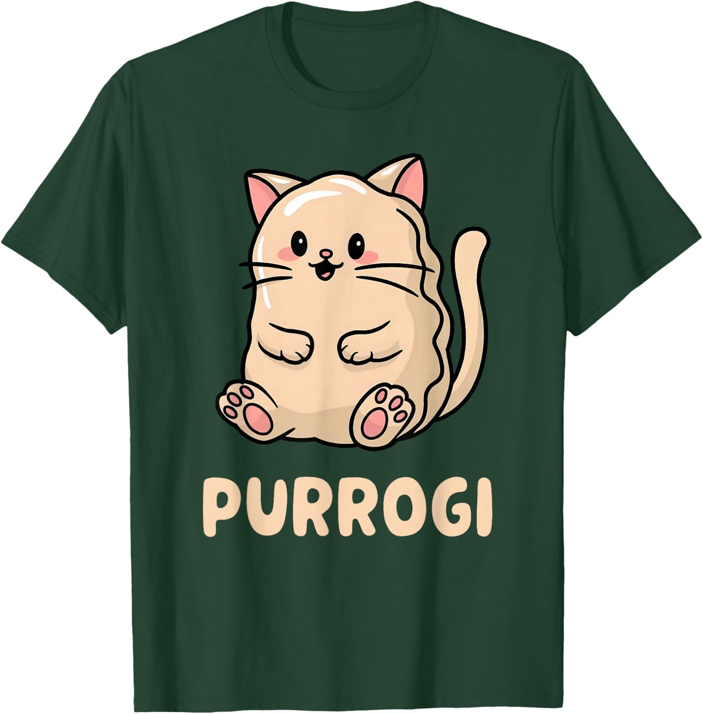 Pierogi Cat Lover Kawaii Pierogi Lover Funny Polish Kids T-Shirt - T-Shirt | Forest