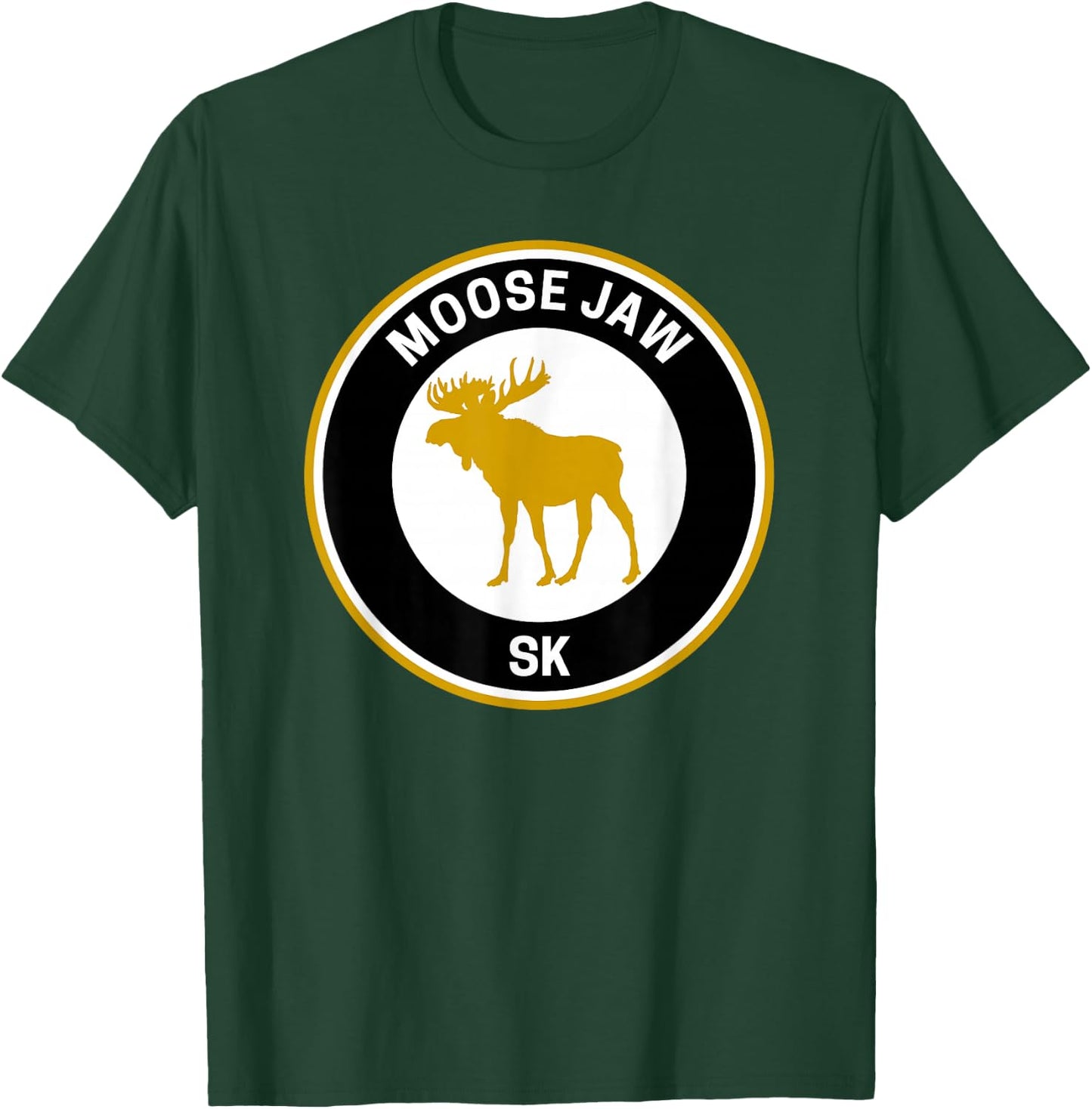 Vintage Moose Jaw Saskatchewan T-Shirt - T-Shirt | Forest