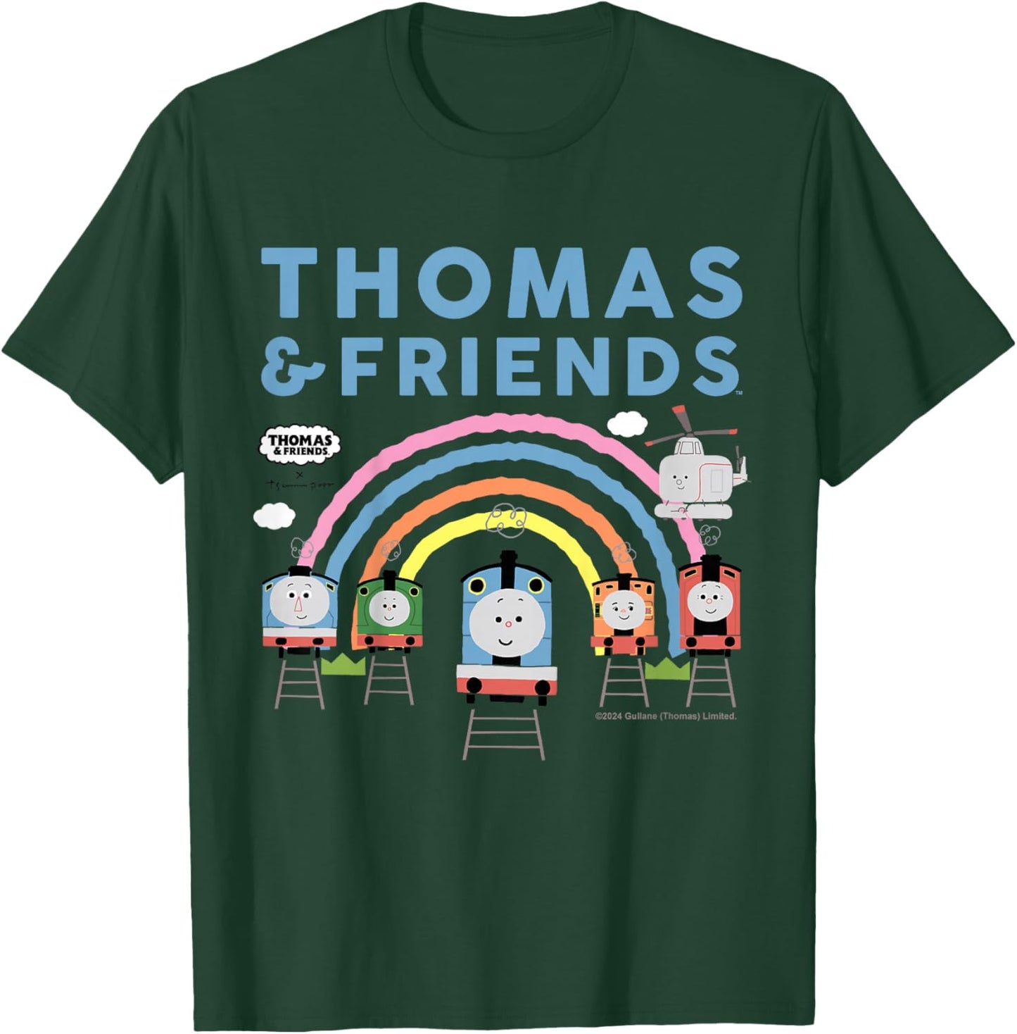 Kids Thomas and Friends Rainbow T-Shirt - T-Shirt | Forest