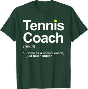 Tennis Coach Design Women Tennis Lover Tennis Coach T-Shirt - T-Shirt | Forest