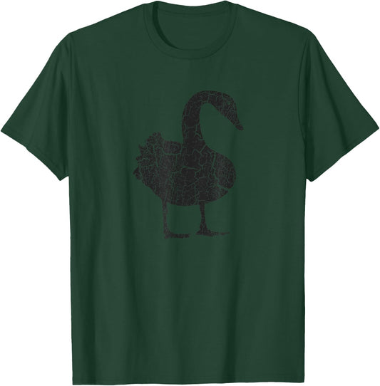 Goose Distressed Print - Vintage Goose T-Shirt - T-Shirt | Forest