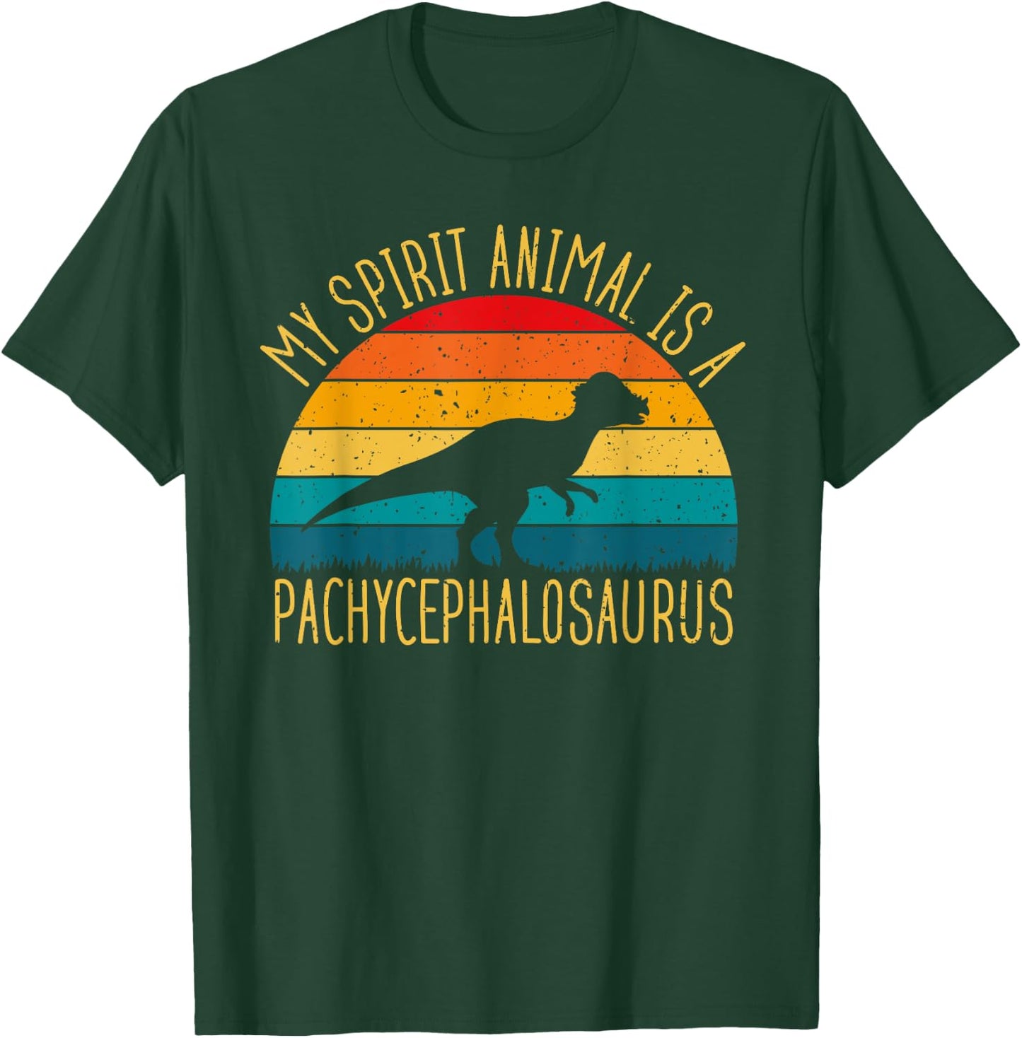 Pachycephalosaurus Is My Spirit Animal Dinosaur Lovers T-Shirt - T-Shirt | Forest