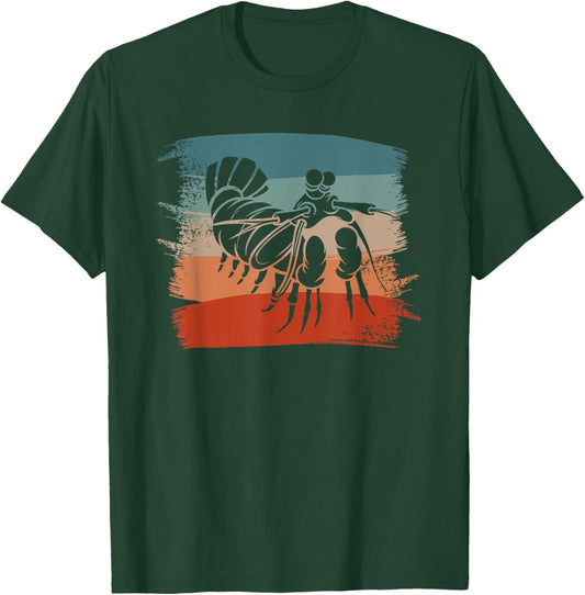 Retro Vintage Mantis Shrimp Shrimp T-Shirt - T-Shirt | Forest