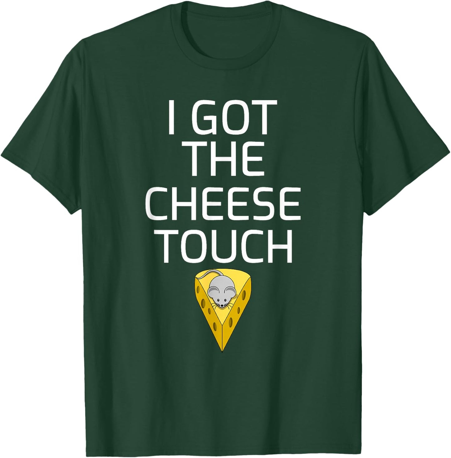 Cheese Touch Shirt Cheese and Mouse Funny Cheese Lovers Gift T-Shirt - T-Shirt | Forest