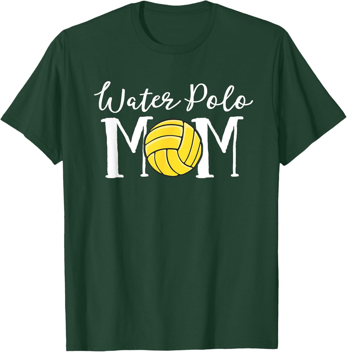 Water Polo Mom Game Day Team Mama Love Mother Women T-Shirt - T-Shirt | Forest