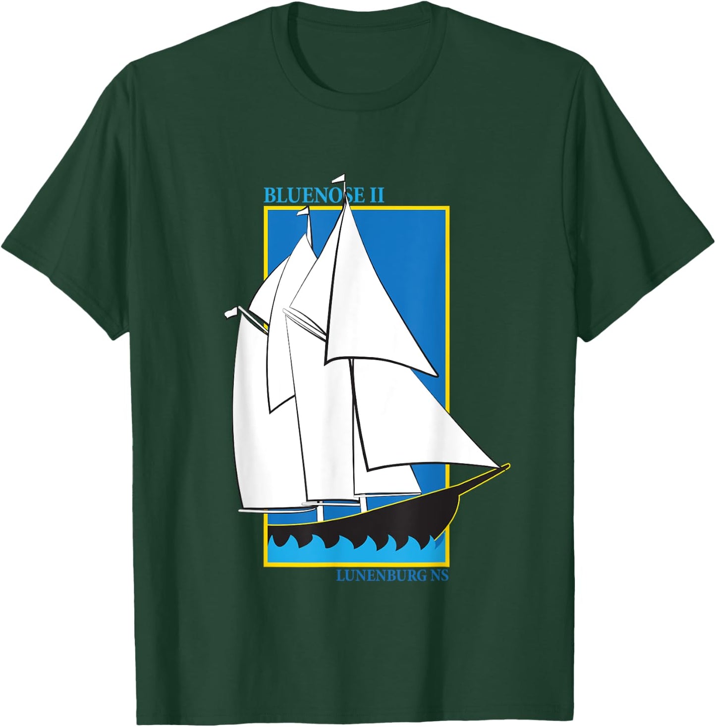 Bluenose II, Lunenburg, Nova Scotia, Canada T-Shirt - T-Shirt | Forest