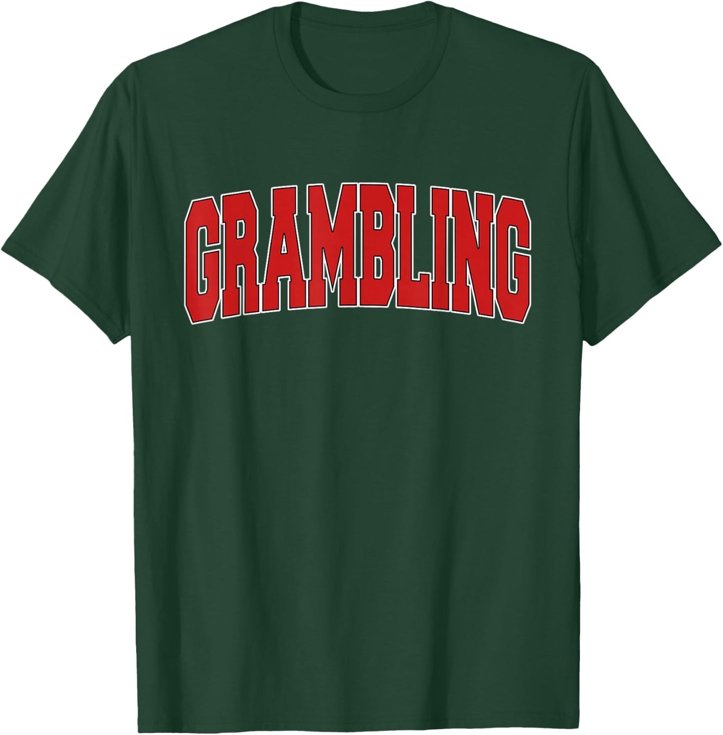 GRAMBLING LA LOUISIANA Varsity Style USA Vintage Sports T-Shirt - T-Shirt | Forest