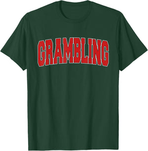 GRAMBLING LA LOUISIANA Varsity Style USA Vintage Sports T-Shirt - T-Shirt | Forest