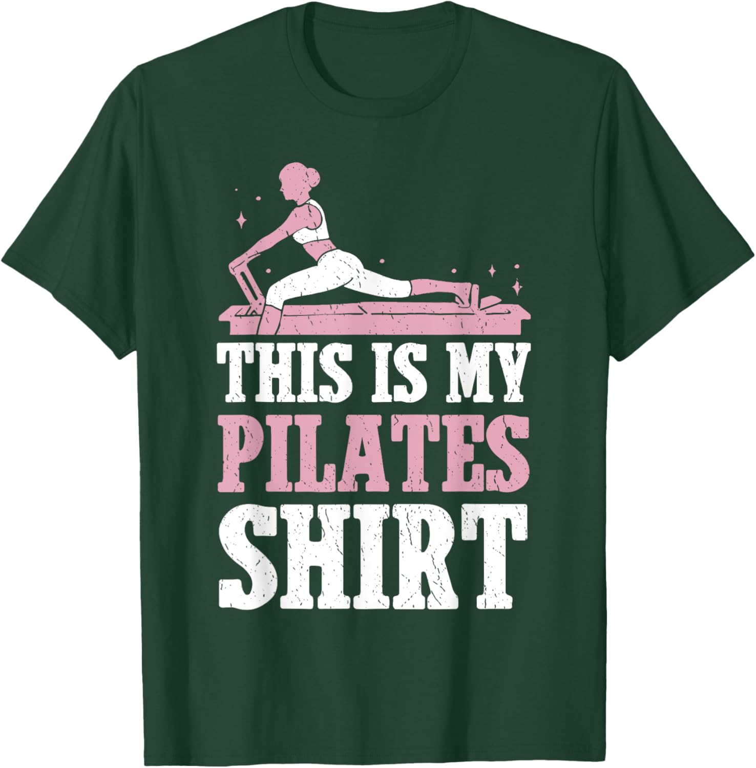 Pilates Lover Women Pilates Contrology Yoga T-Shirt - T-Shirt | Forest