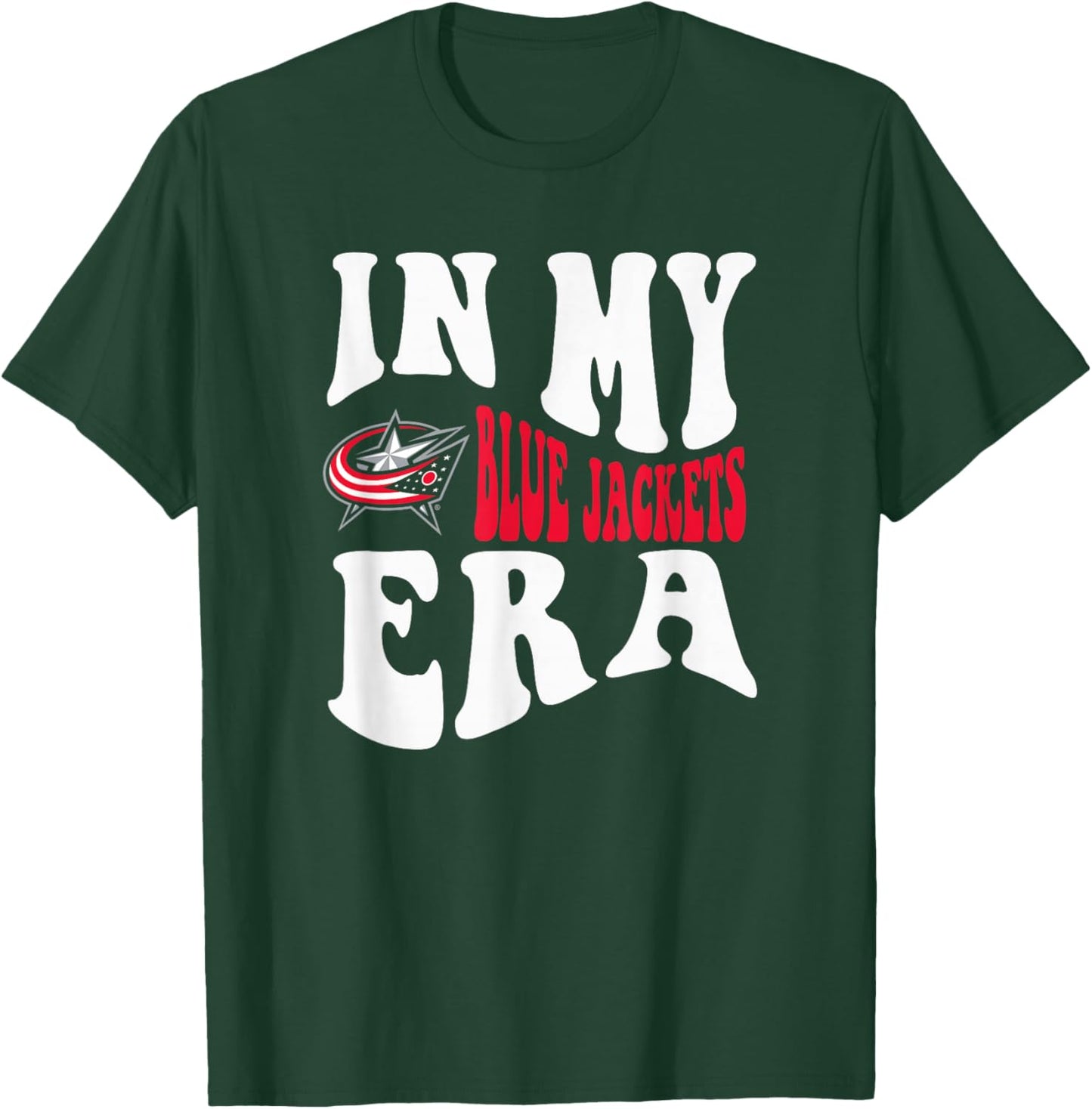 Columbus Blue Jackets Era Navy Officially Licensed T-Shirt - T-Shirt | Forest