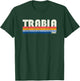Trabia, Italy Retro 70s 80s Style T-Shirt - T-Shirt | Forest