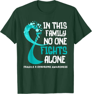 Band Hope Family Fighter zur Sensibilisierung für das Fragile X-Syndrom T-Shirt - T-Shirt | Forest