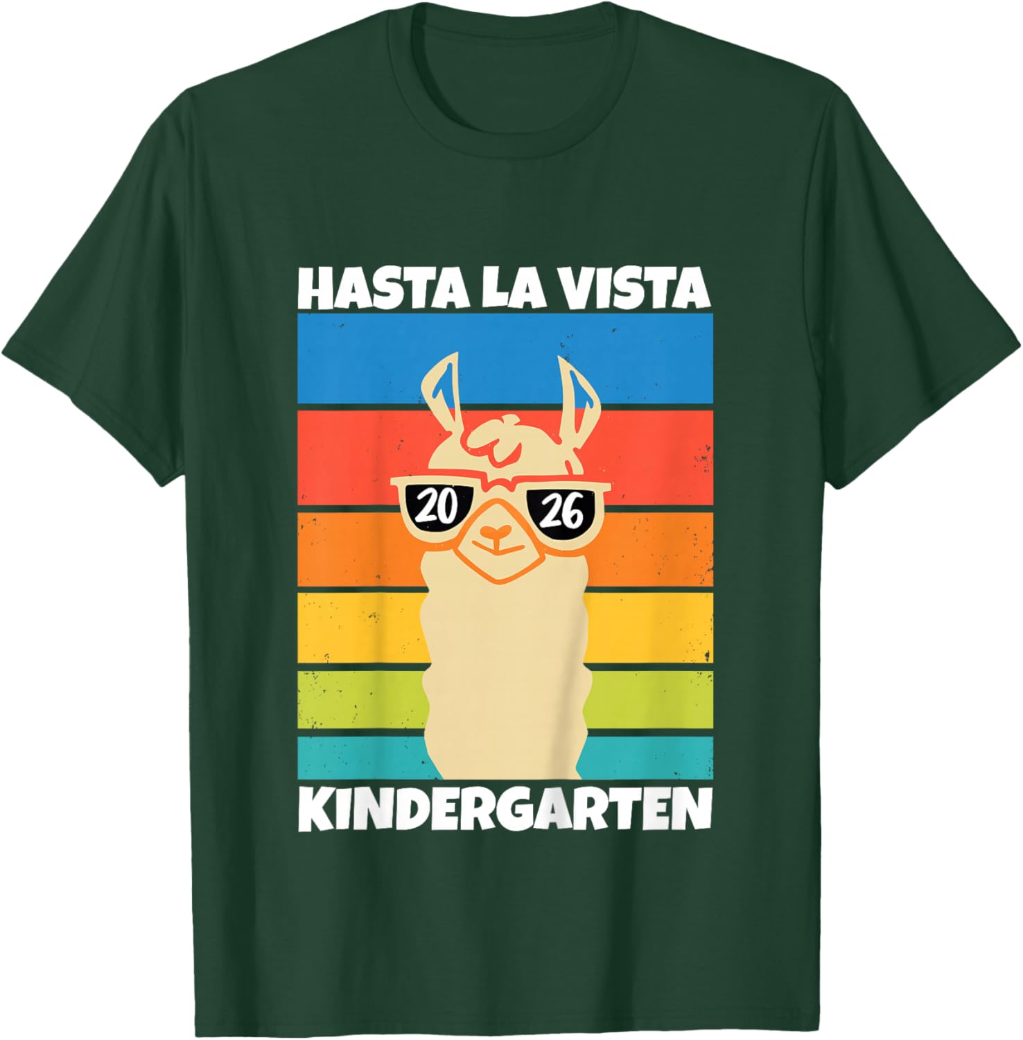 Kinder Kita Abgänger 2026 Hasta La Vista Kindergarten 2026 Kita Ade T-Shirt - T-Shirt | Forest