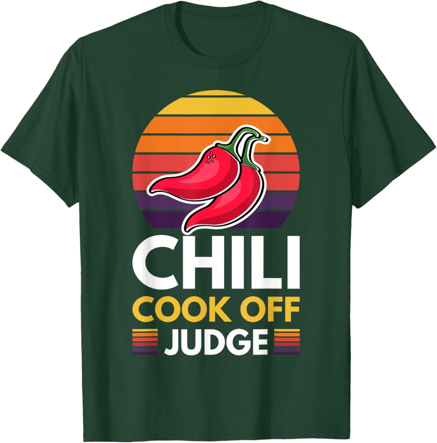 Chili Cook Off Judge Red Chili T-Shirt - T-Shirt | Forest