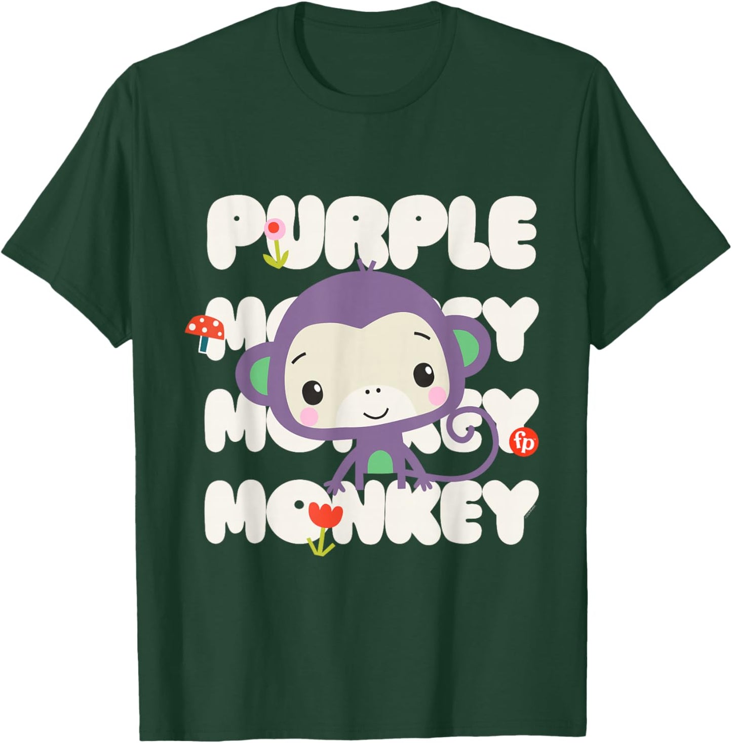Fisher-Price Purple Monkey T-Shirt - T-Shirt | Forest