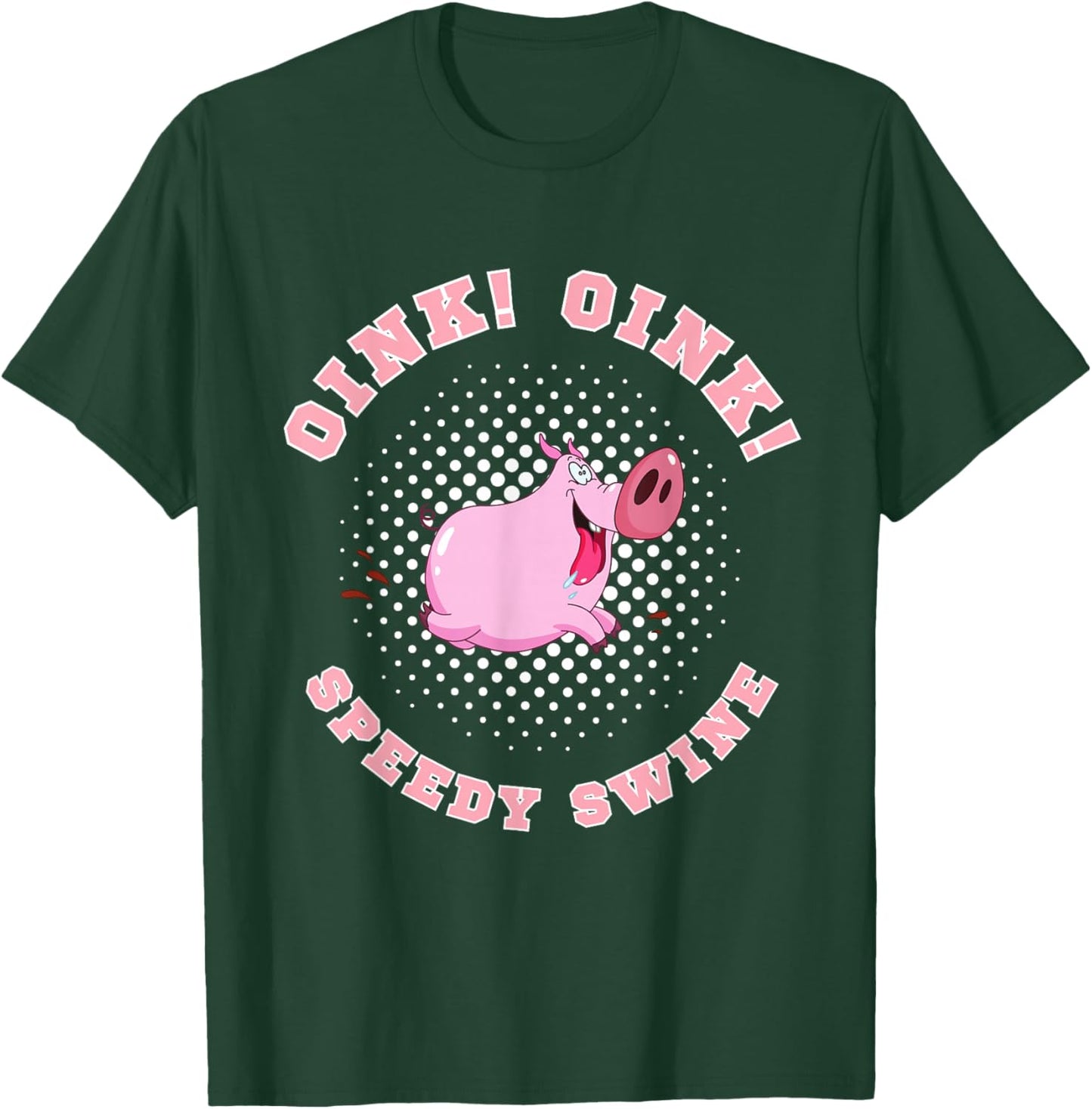 PIG Race Team Pig Running Team funny Pic Racing T-Shirt - T-Shirt | Forest