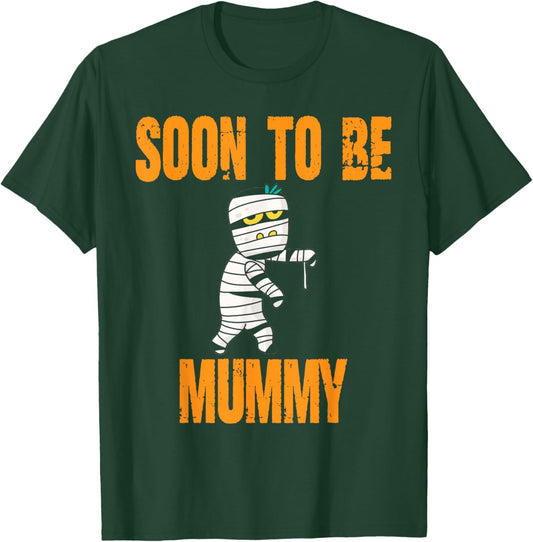 Soon To Be Mummy Funny Halloween Pregnancy T-Shirt - T-Shirt | Forest