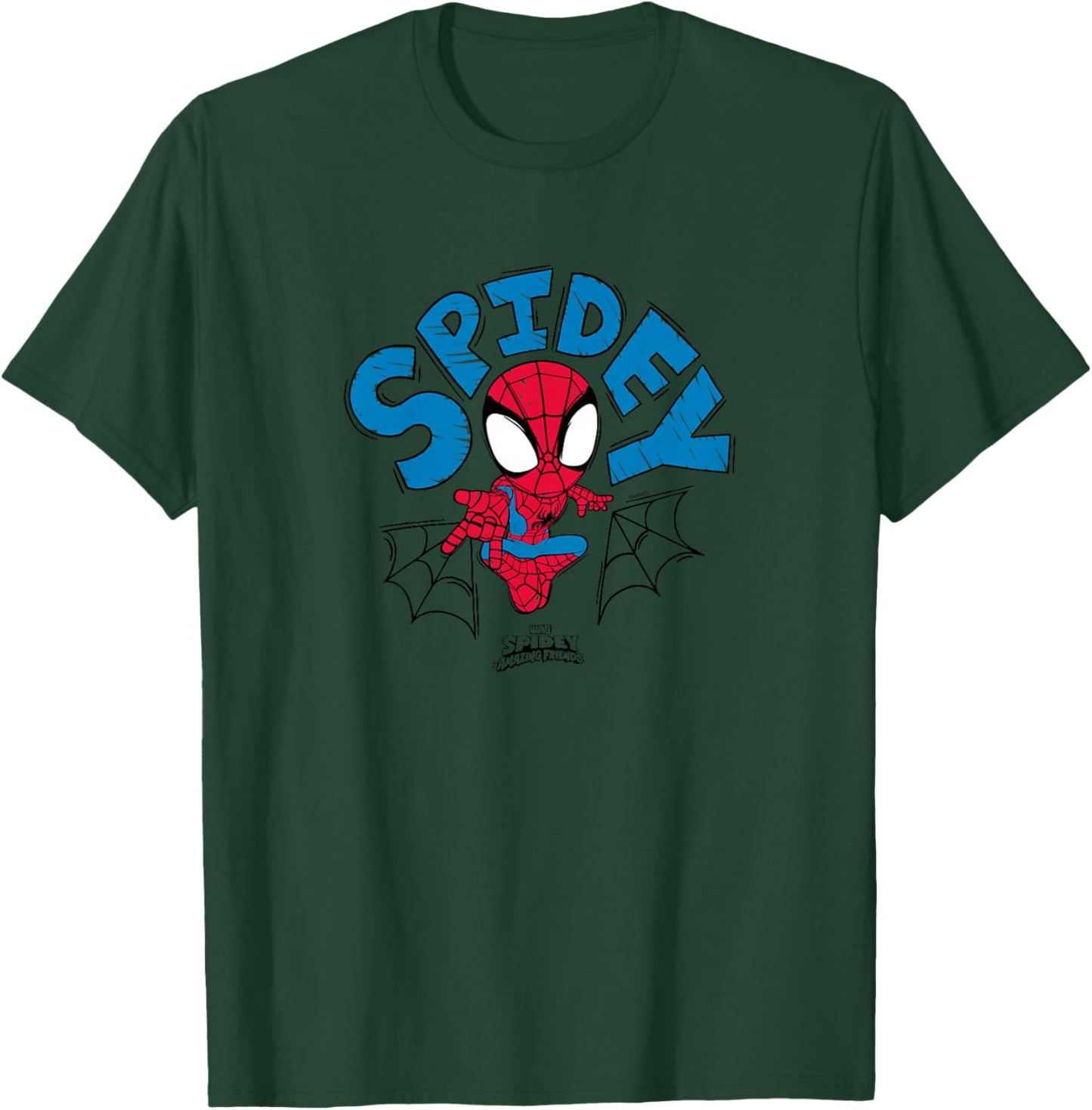 Kids Spidey and His Amazing Friends - Spidey Scribble T-Shirt - T-Shirt | Forest