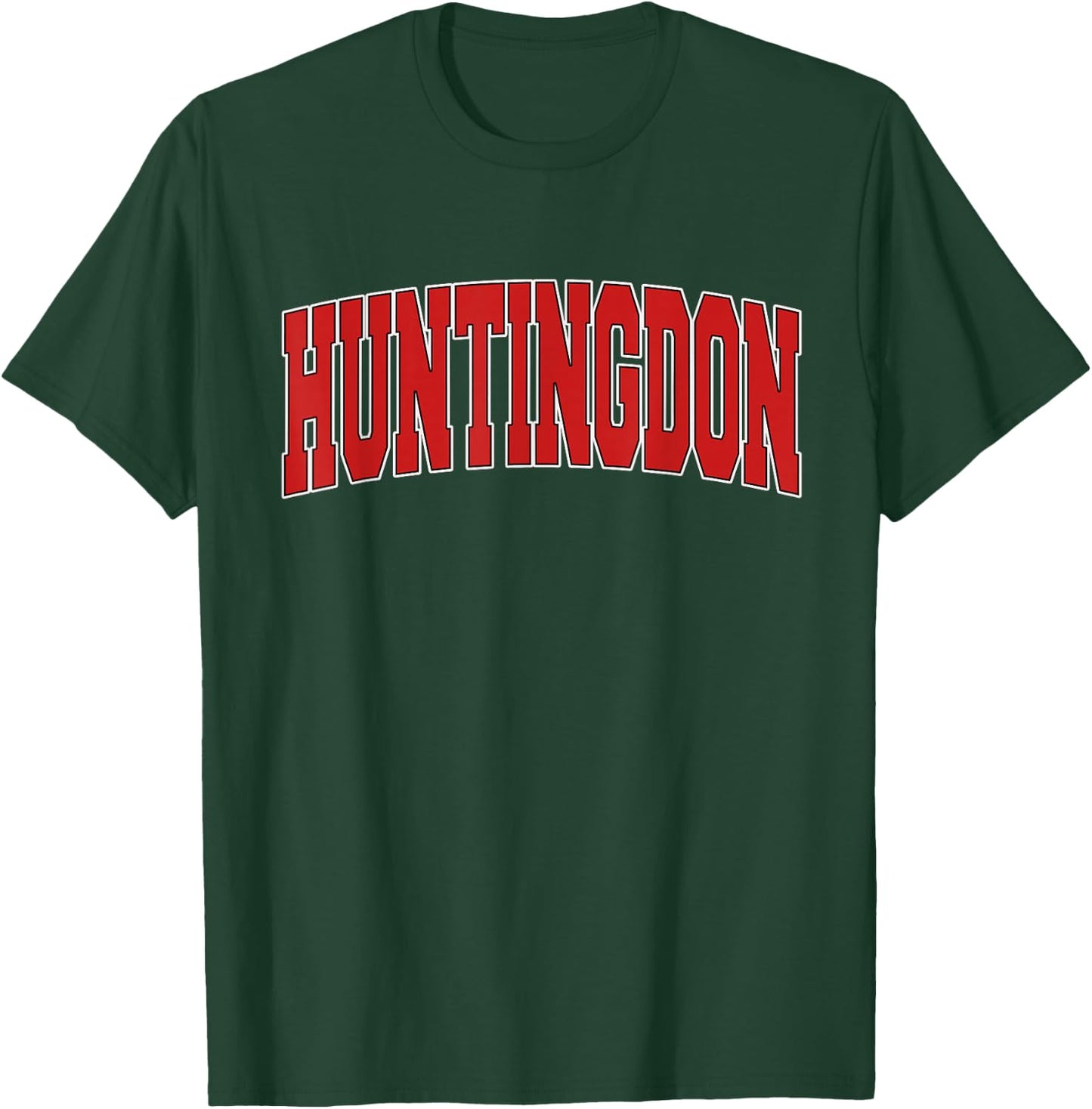 HUNTINGDON PA PENNSYLVANIA Varsity Style USA Vintage Sports T-Shirt - T-Shirt | Forest