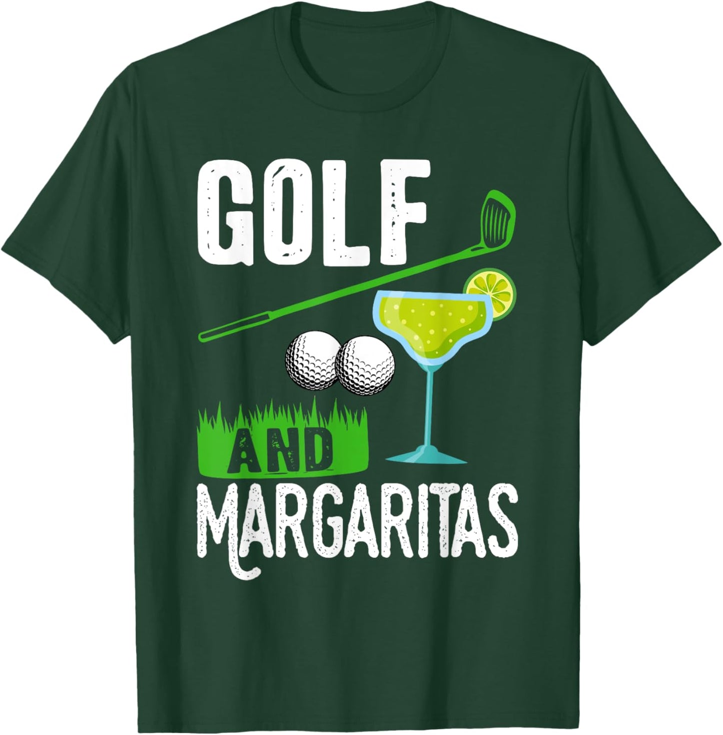 Golf and margaritas lovers golf party funny saying golfer T-Shirt - T-Shirt | Forest