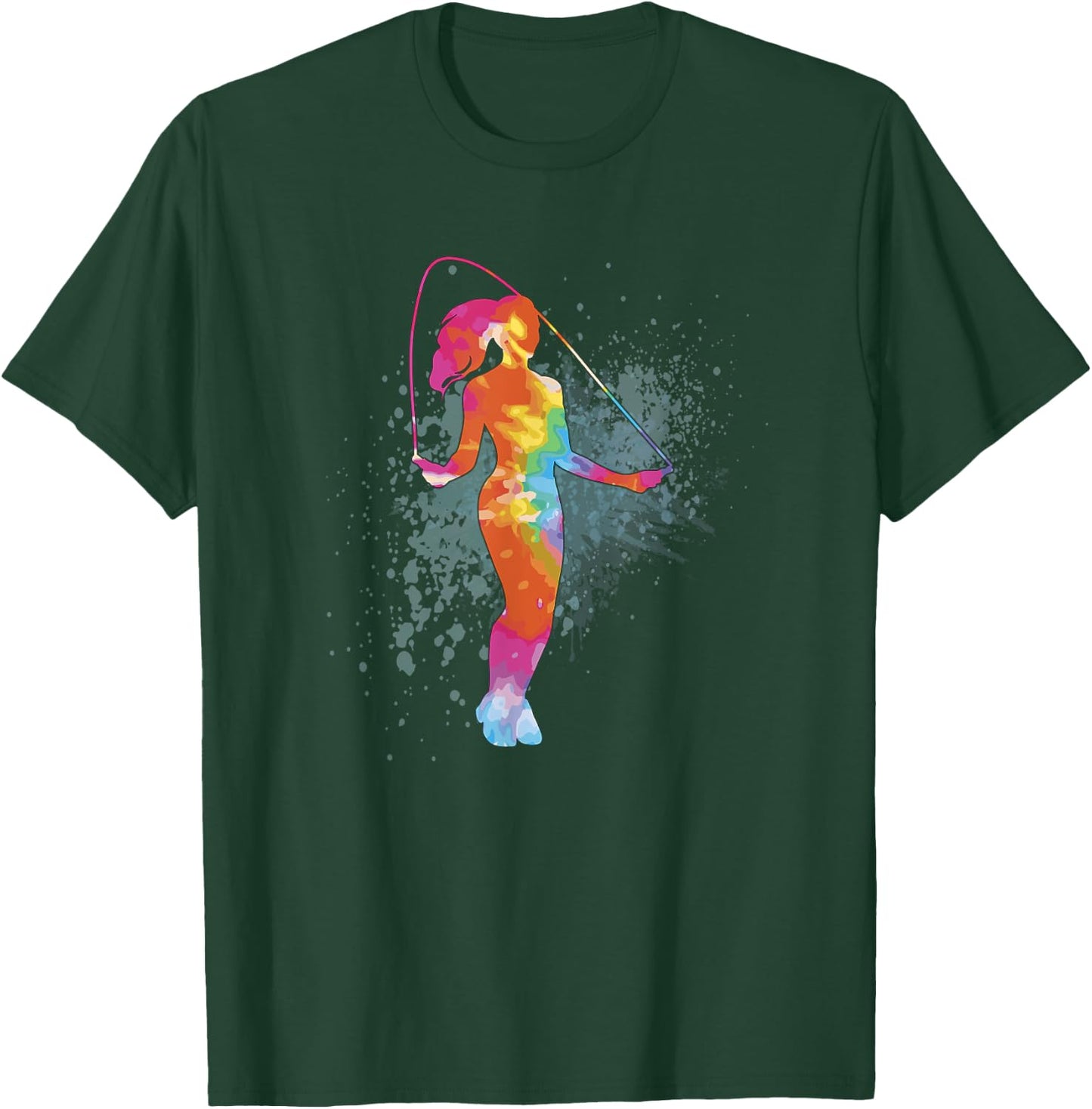 Fitness Roping - Jumping Rope Skipping Women T-Shirt - T-Shirt | Forest