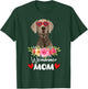 Weimaraner Mom Mama Sunglasses Flower Dog Lover Owner T-Shirt - T-Shirt | Forest