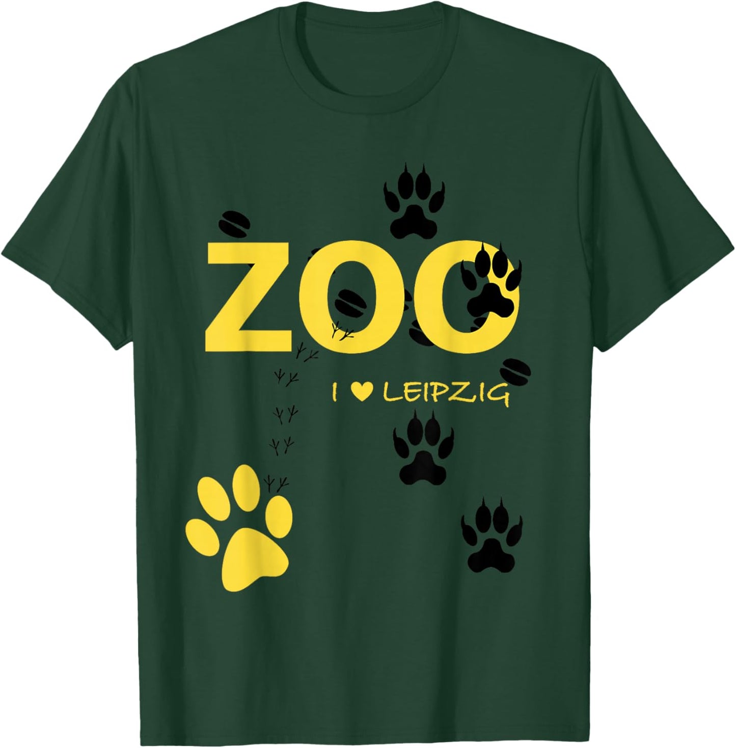 Tierpark Leipzig - Natur auf der Strecke - seltene Tiere erleben T-Shirt - T-Shirt | Forest