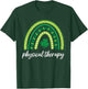 Rainbow Physical Therapy PT St Patricks Day Shamrock T-Shirt - T-Shirt | Forest