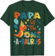 Papa Of The One-A-Saurus 2Nd Birthday Dinosaur Party T-Shirt - T-Shirt | Forest