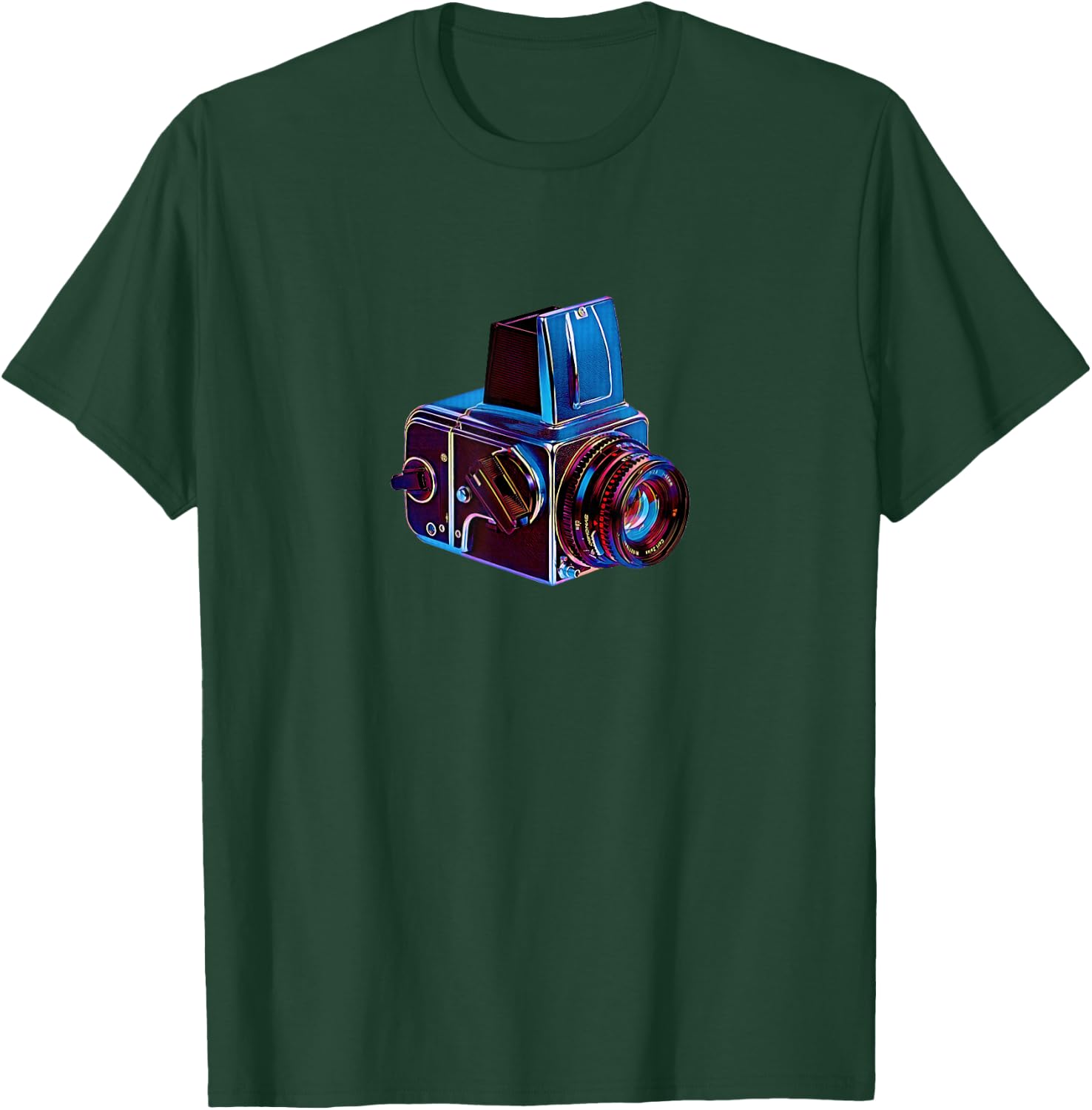 Vintage Hasselblad Style Classic Camera T-Shirt - T-Shirt | Forest