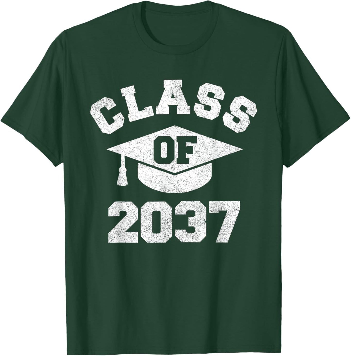 Class Of 2037 Grow With Me Shirt, Class Of 2037 Graduation T-Shirt - T-Shirt | Forest